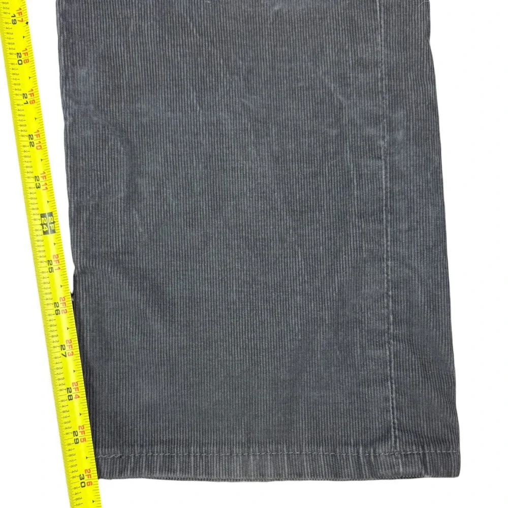 Levi's 514 Straight Leg Gray Corduroy‎ Pants Men's 36x30 FLAWS